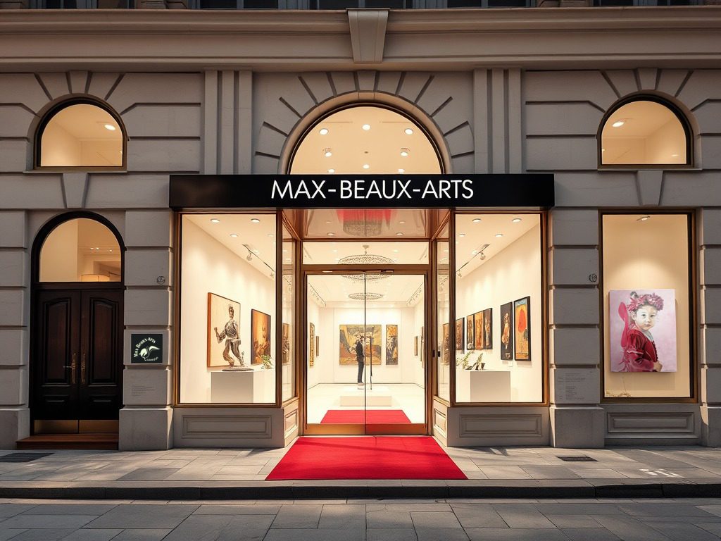 Art original à vendre. Devanture de la galerie d'art en ligne Max Beaux Arts